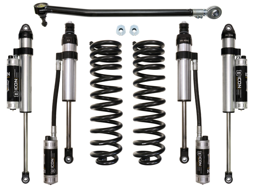 2017-2019 Ford F-250/F-350 4WD Diesel 2.5 Inch Lift Suspension System W/ Expansion Packs Icon Vehicle Dynamics