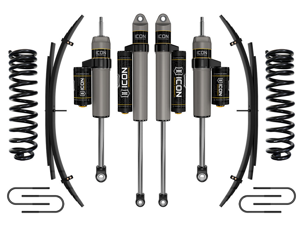 2008-2010 Ford F-250/F-350 Super Duty 4WD Diesel 2.5 Inch Lift Suspension System W/ Expansion Packs Icon Vehicle Dynamics
