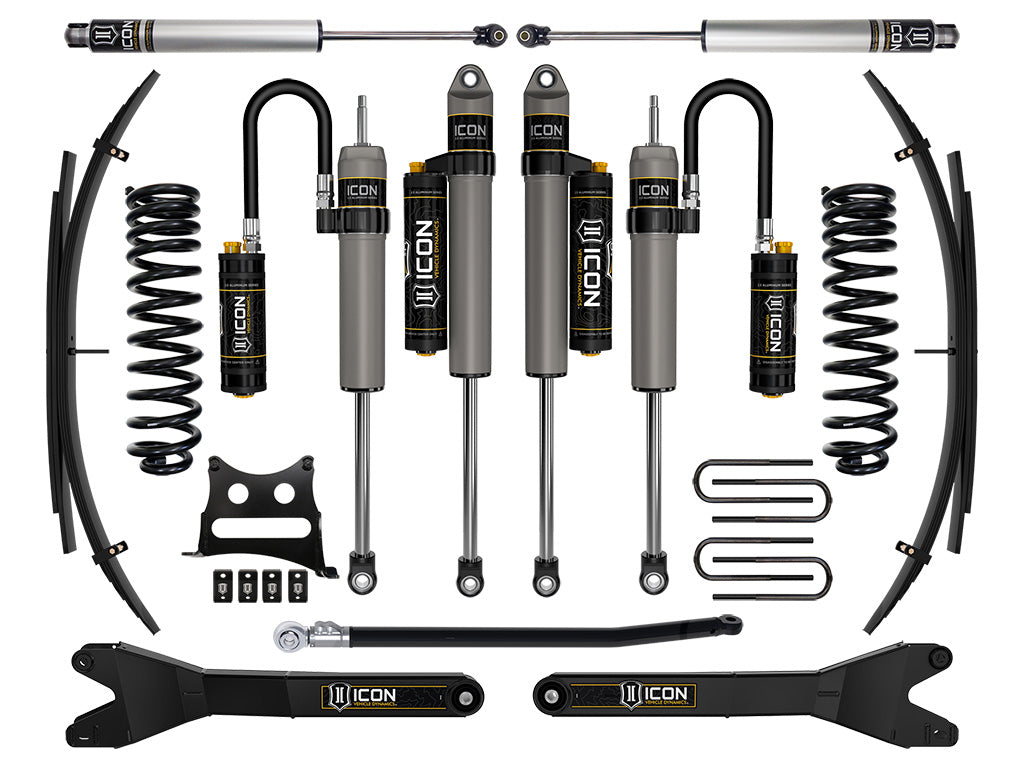 2011-2016 Ford F-250/F-350 Super Duty 4WD Diesel 2.5 Inch Lift Suspension System W/ Expansion Packs Icon Vehicle Dynamics
