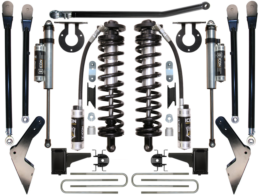 08-10 Ford F-250/F-350 4-5.5 Inch Coilover Conversion System Icon Vehicle Dynamics