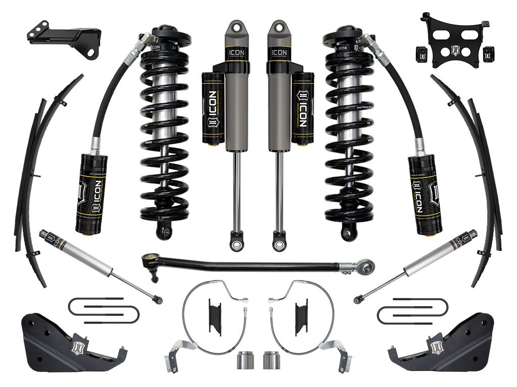 2023-2025 Ford F-250/F-350 Super Duty 4WD 4-5.5 Inch Lift Coilover Conversion System W/ Expansion Packs Icon Vehicle Dynamics