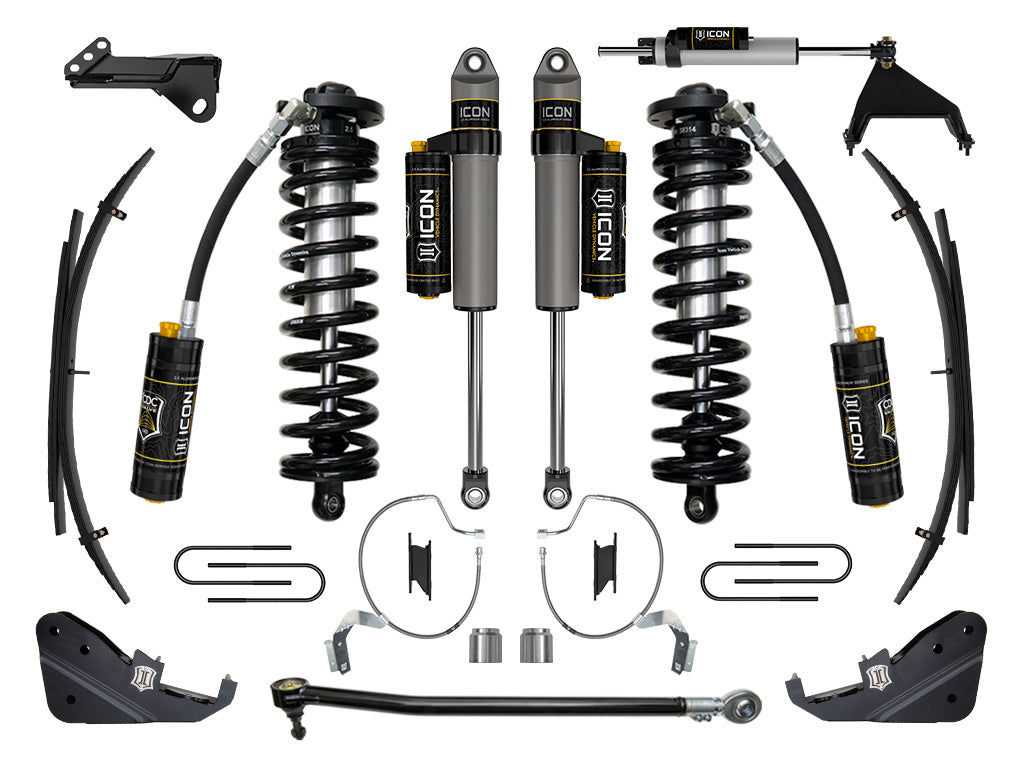2023-2025 Ford F-250/F-350 Super Duty 4WD 4-5.5 Inch Lift Coilover Conversion System W/ Expansion Packs Icon Vehicle Dynamics