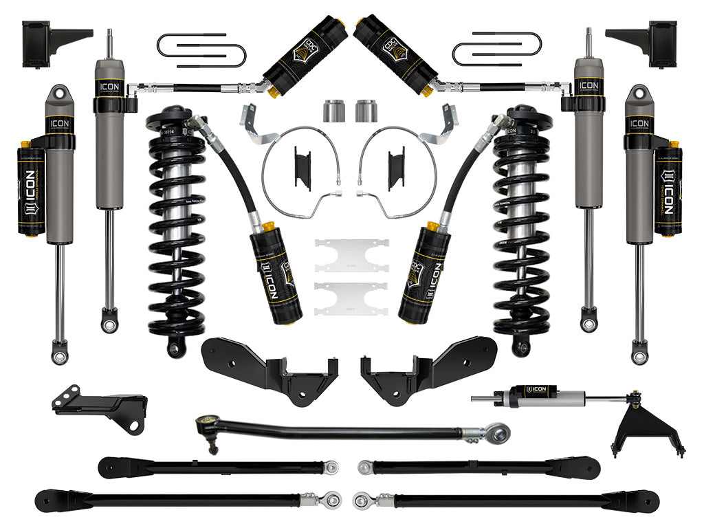 2023-2025 Ford F-250/F-350 Super Duty 4WD 4-5.5 Inch Lift Coilover Conversion System Icon Vehicle Dynamics