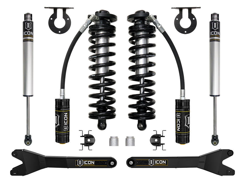 2023-2025 Ford F-250/F-350 Super Duty 4WD 2.5-3 Inch Lift Stage 1 Coilover Conversion System W/ Radius Arms Icon Vehicle Dynamics