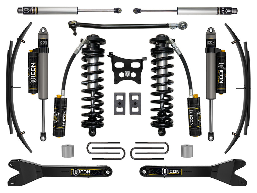 2023-2025 Ford F-250/F-350 Super Duty 4WD 2.5-3 Inch Lift Coilover Conversion System W/ Radius Arms & Expansion Packs Icon Vehicle Dynamics