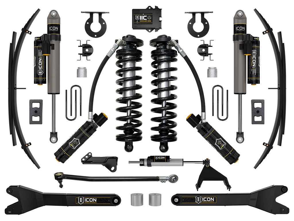 2023-2025 Ford F-250/F-350 Super Duty 4WD 2.5-3 Inch Lift Coilover Conversion System W/ Radius Arms & Expansion Packs Icon Vehicle Dynamics