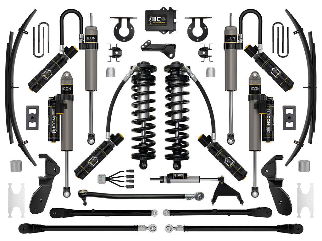 2023-2025 Ford F-250/F-350 Super Duty 4WD 2.5-3 Inch Lift Coilover Conversion System With 4-Link And Expansion Packs Icon Vehicle Dynamics