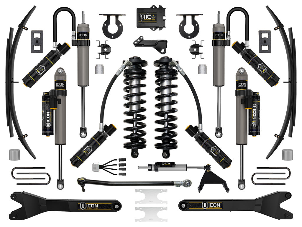 2023-2025 Ford F-250/F-350 Super Duty 4WD 2.5-3 Inch Lift Coilover Conversion System W/ Radius Arms & Expansion Packs Icon Vehicle Dynamics
