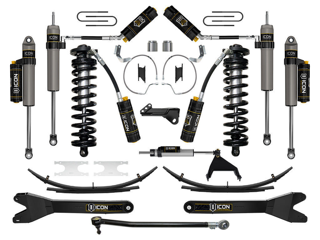 2023-2025 Ford F-250/F-350 Super Duty 4WD 4-5.5 Inch Lift Coilover Conversion System W/ Radius Arms Icon Vehicle Dynamics