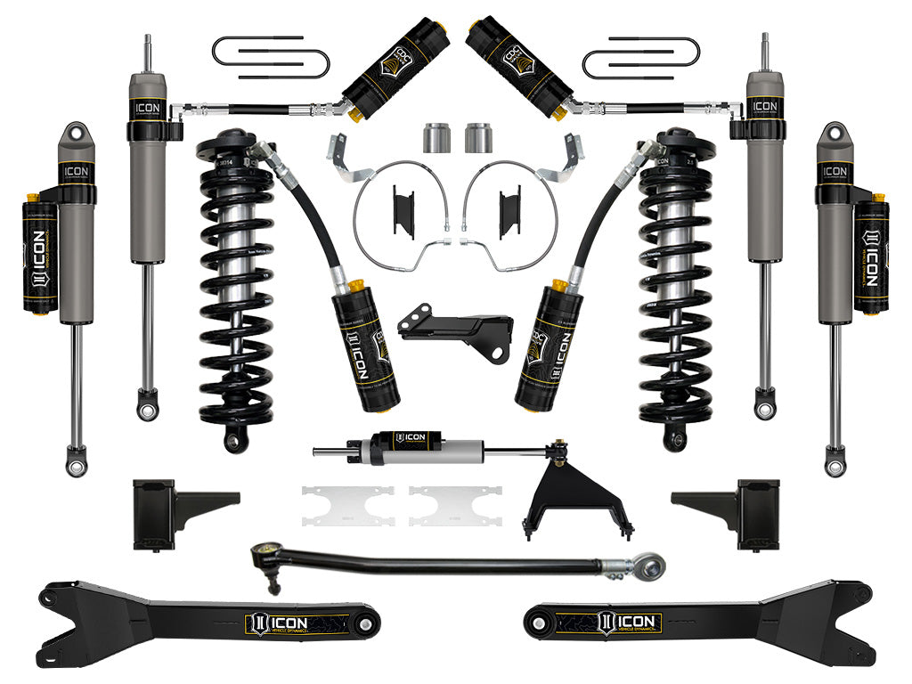 2023-2025 Ford F-250/F-350 Super Duty 4WD 4-5.5 Inch Lift Coilover Conversion System W/ Radius Arms Icon Vehicle Dynamics