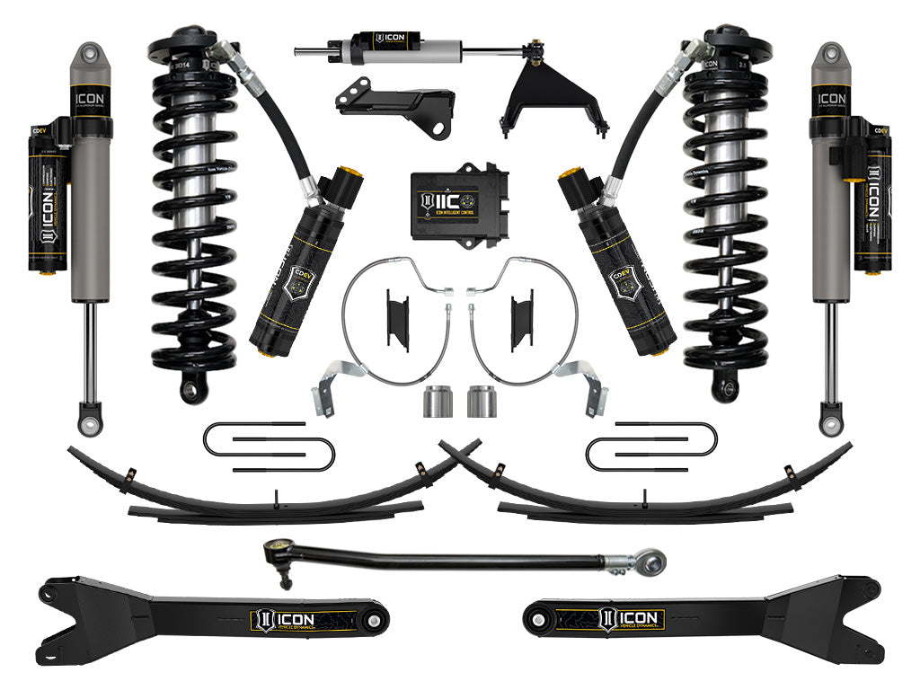 2023-2025 Ford F-250/F-350 Super Duty 4WD 4-5.5 Inch Lift Coilover Conversion System W/ Radius Arms Icon Vehicle Dynamics