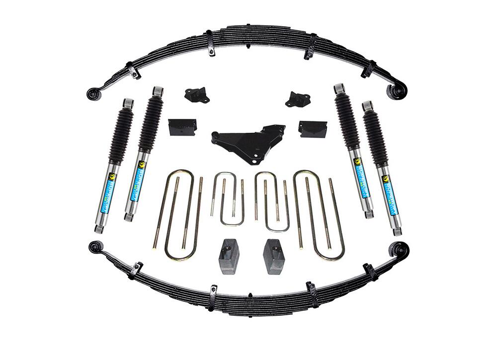4 Inch Lift Kit 2000-2004 Ford F-250 and F-350 Super Duty 4WD Diesel and V-10 with Bilstein Shocks Superlift