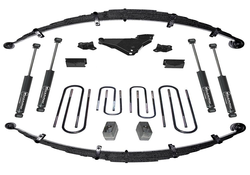 4 Inch Lift Kit 2000-2004 Ford F-250 and F-350 Super Duty 4WD Diesel and V-10 with Superlift Shocks Superlift