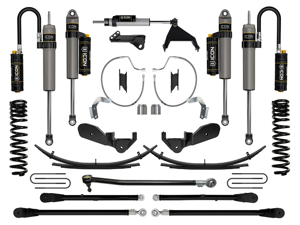 2023-2025 Ford F-250/F-350 Super Duty 4WD Gas 4.5 Inch Lift Suspension System W/ Expansion Packs Icon Vehicle Dynamics