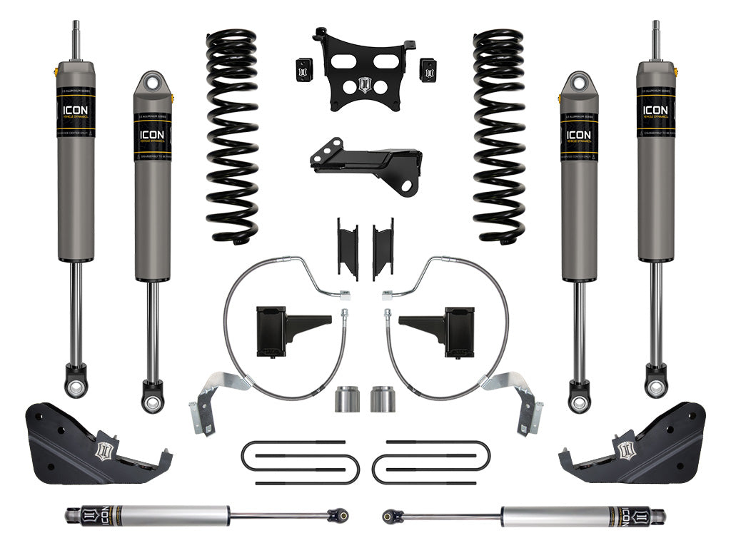 2023-2025 Ford F-250/F-350 Super Duty 4WD Diesel 4.5 Inch Lift Stage 3 Suspension System Icon Vehicle Dynamics