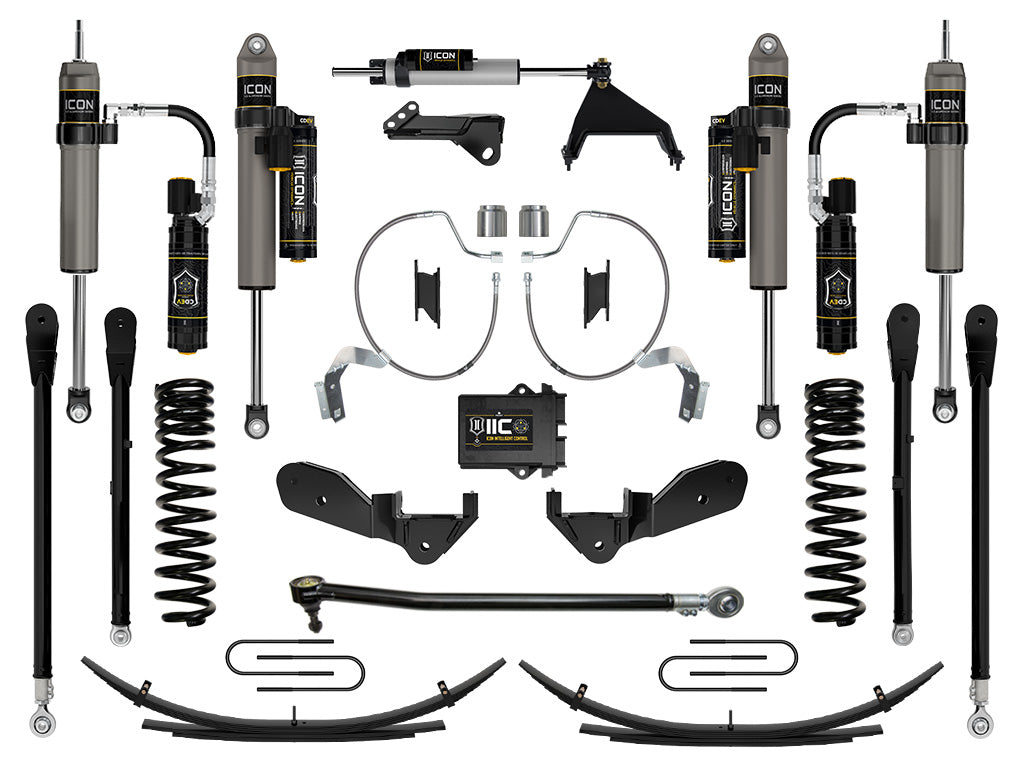 2023-2025 Ford F-250/F-350 Super Duty 4WD Diesel 4.5 Inch Lift Suspension System W/ Expansion Packs Icon Vehicle Dynamics