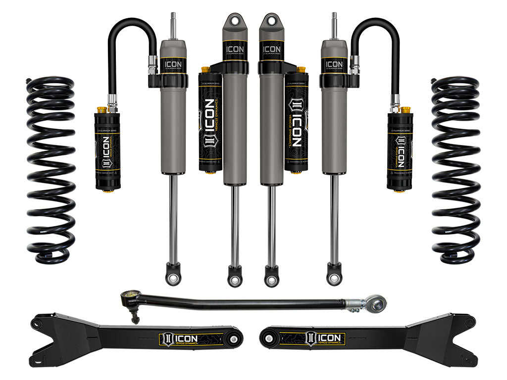 2023-2025 Ford F-250/F-350 Super Duty 4WD Diesel 2.5 Inch Lift Stage 4 Suspension System W/ Radius Arms Icon Vehicle Dynamics
