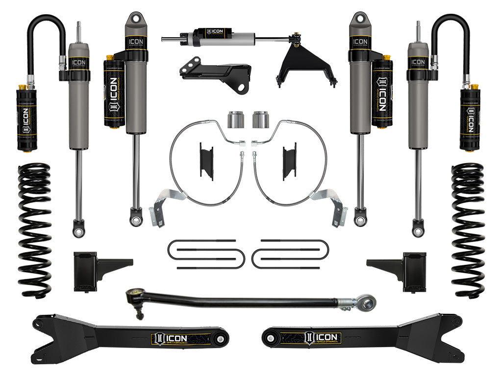 2023-2025 Ford F-250/F-350 Super Duty 4WD Diesel 4.5 Inch Lift Stage 5 Suspension System W/ Radius Arms Icon Vehicle Dynamics