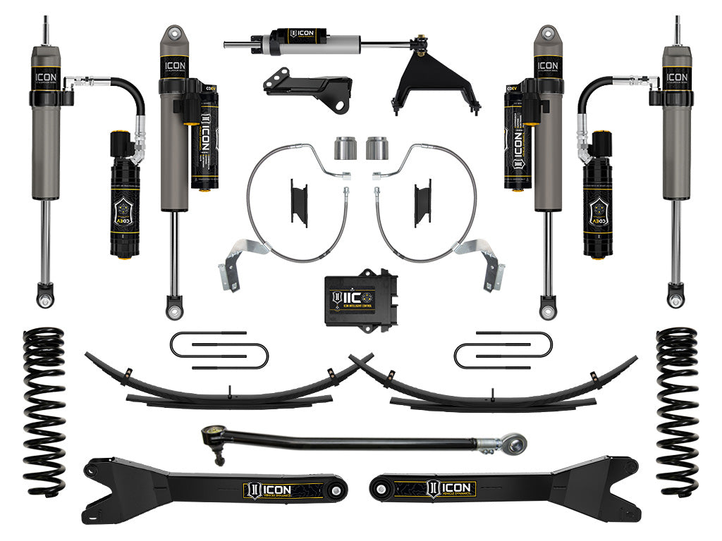 ICON 2023-2026 Ford F-250/F-350 Super Duty 4WD, Gas, 4.5" Lift, Stage 8 Suspension System w/ Radius Arms & Expansion Packs