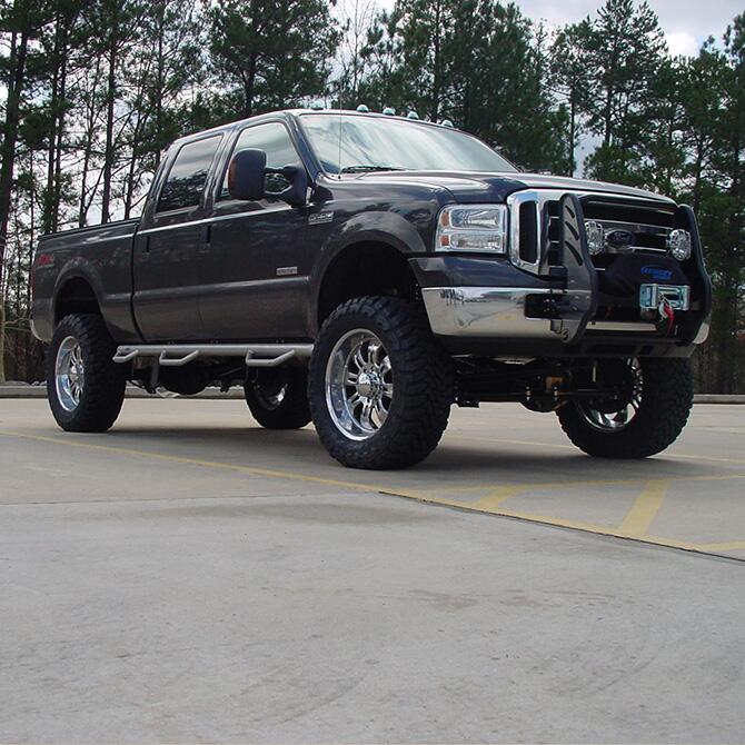 6 Inch Lift Kit 2005-2007 Ford F-250 and F-350 Super Duty 4WD Diesel Engine with Bilstein Shocks Superlift