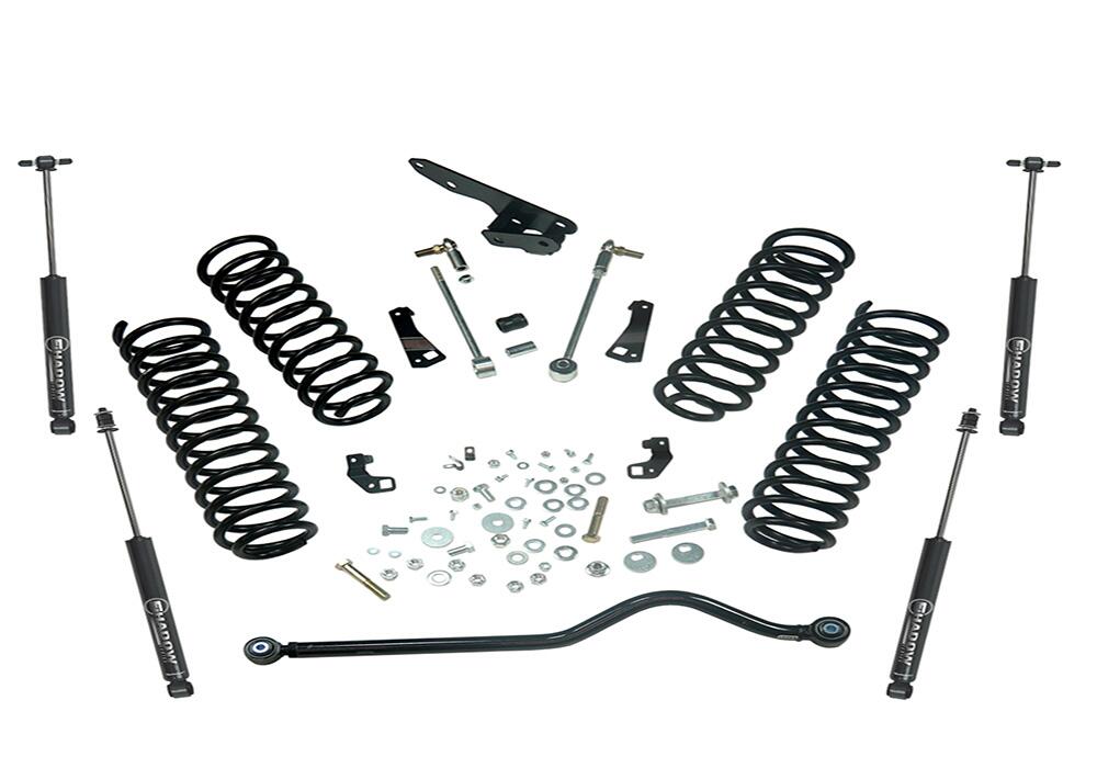 4 Inch Lift Kit 2007-2018 Jeep Wrangler JK 2 Door Standard Kit with Superlift Shocks Superlift