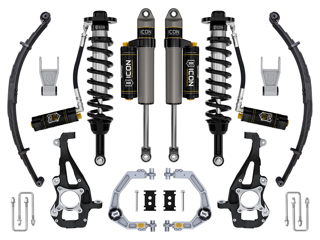 2021-2024 Ford F-150 4WD 3.5-4.5 Inch Lift Suspension System Tubular Icon Vehicle Dynamics