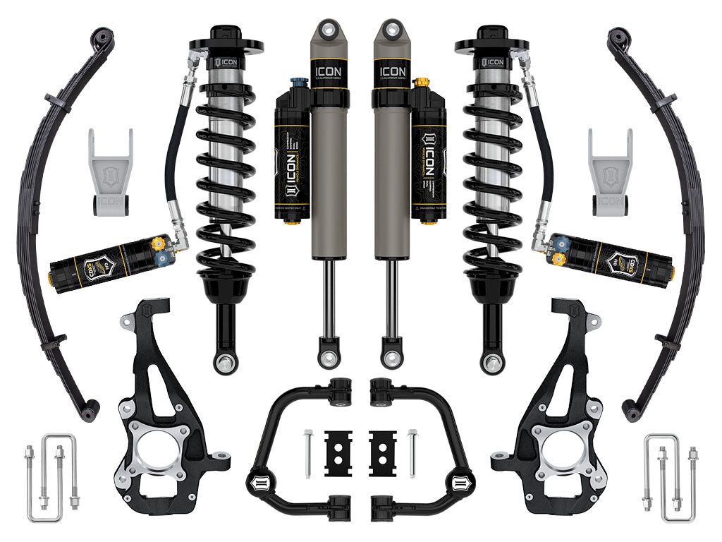 2021-2024 Ford F-150 4WD 3.5-4.5 Inch Lift Suspension System Tubular Icon Vehicle Dynamics