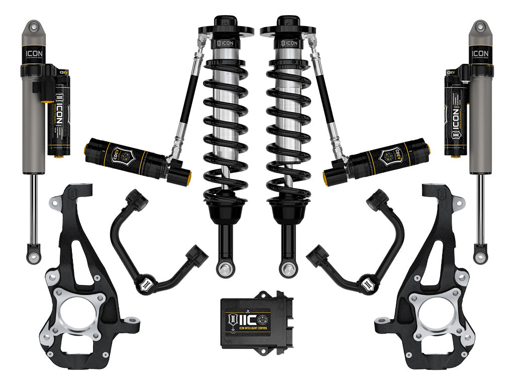 2021-2024 Ford F-150 4WD 3.5-4.5 Inch Lift Suspension System Tubular Icon Vehicle Dynamics