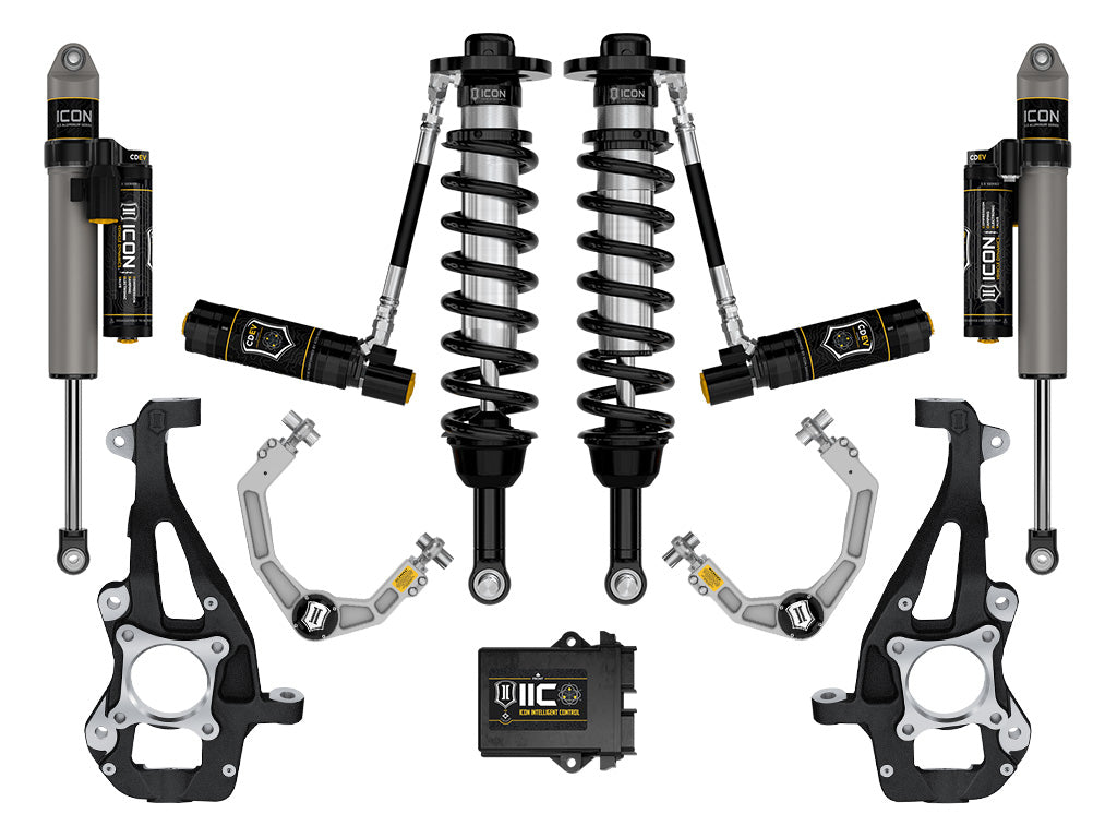 2021-2024 Ford F-150 4WD 3.5-4.5 Inch Lift Suspension System Tubular Icon Vehicle Dynamics