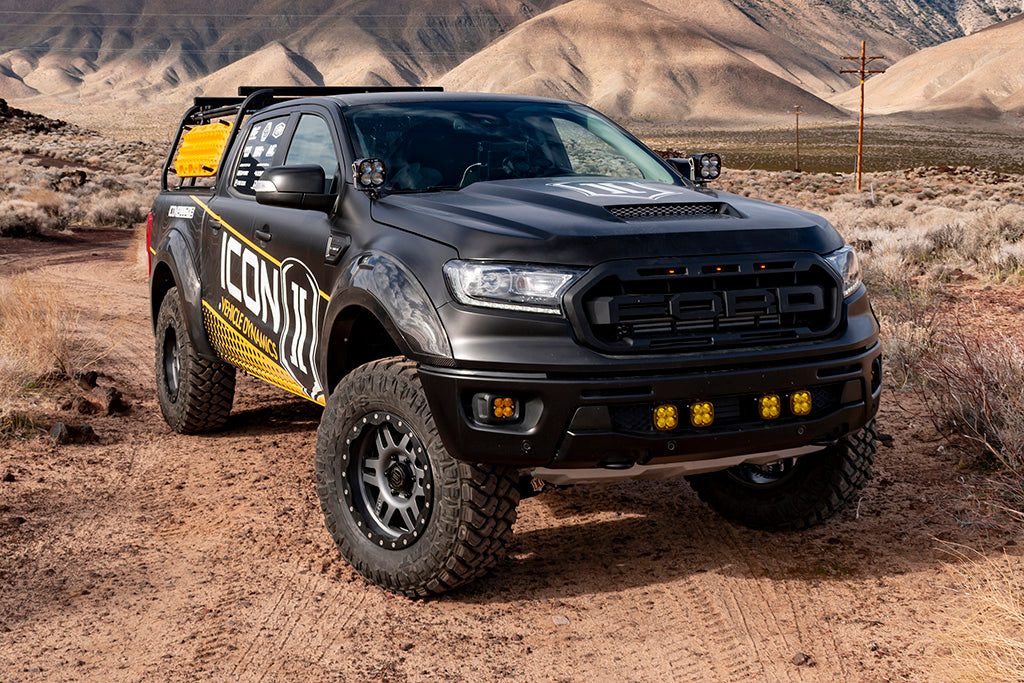 19-21 Ford Ranger 0-3.5 Inch Lift Susp System Billet UCA Al Knuckle Icon Vehicle Dynamics