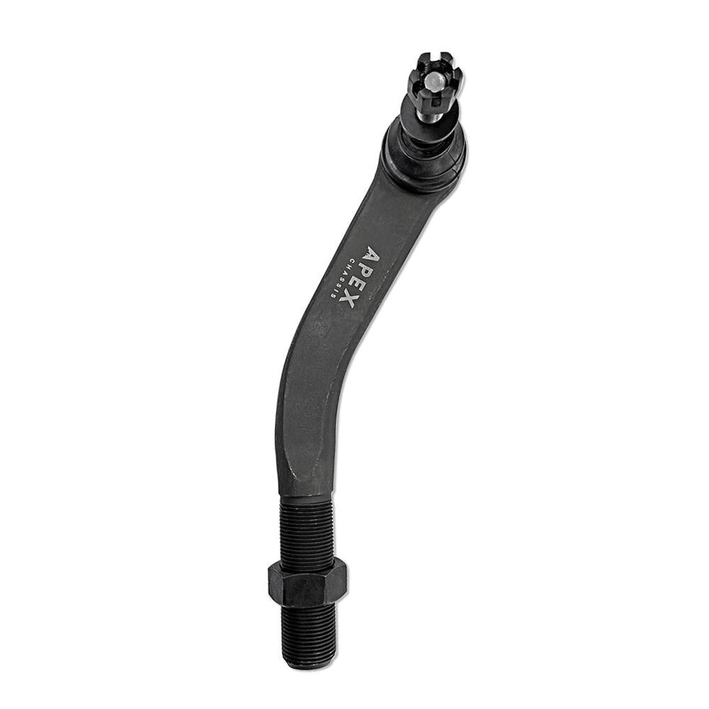 Apex Chassis Heavy Duty Tie Rod & Drag Link Assembly in Polished Aluminum Fits: 07-18 Jeep Wrangler JK/JKU. Note this FLIP kit fits vehicles with a lift exceeding 3.5 inches. This kit requires drilling the knuckle.