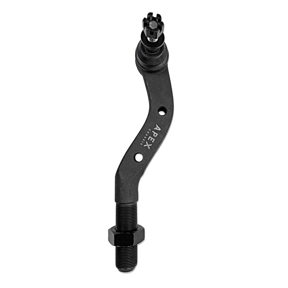 Apex Chassis Heavy Duty Tie Rod & Drag Link Assembly in Polished Aluminum Fits: 07-18 Jeep Wrangler JK/JKU. Note this FLIP kit fits vehicles with a lift exceeding 3.5 inches. This kit requires drilling the knuckle.