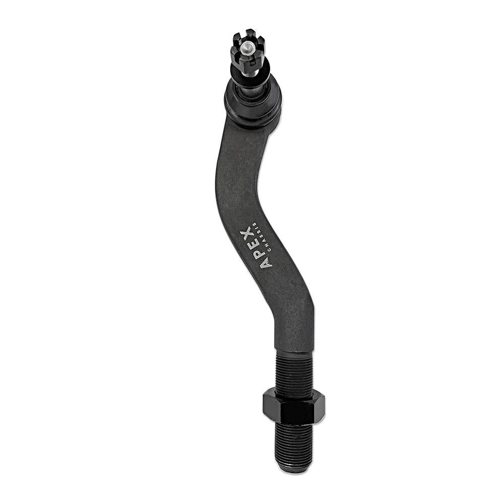 Apex Chassis Heavy Duty Tie Rod & Drag Link Assembly in Polished Aluminum Fits: 07-18 Jeep Wrangler JK/JKU. Note this FLIP kit fits vehicles with a lift exceeding 3.5 inches. This kit requires drilling the knuckle.