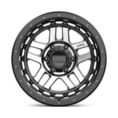 KM540 18X8.5 6X5.5 S-BLK MACH 00MM