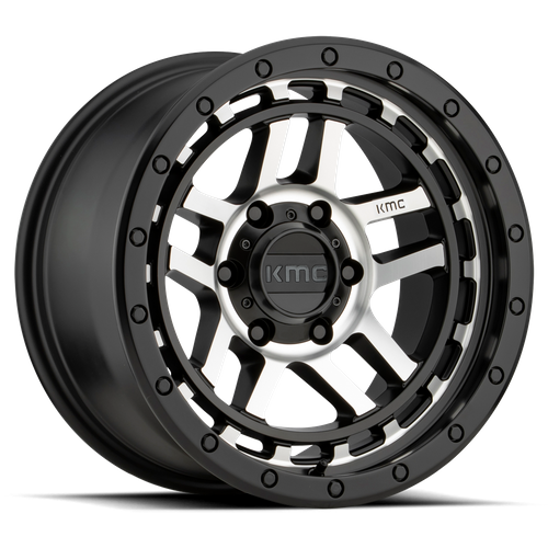 KM540 18X8.5 5X150 S-BLK MACH 18MM