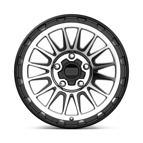KM542 17X9 5X5.0 S-BLK MACH 18MM