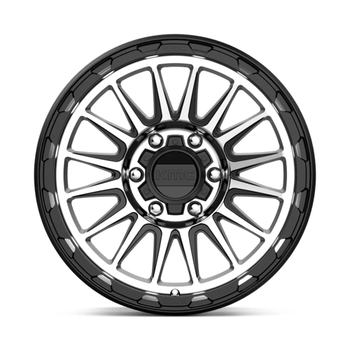 KM542 18X9 6X4.5 S-BLK MACH 18MM CB 66.1