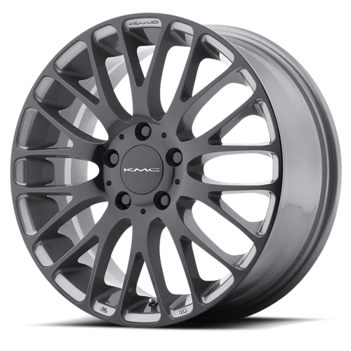 KM693 20X8.5 5X120 GRAY W BLACK 40MM