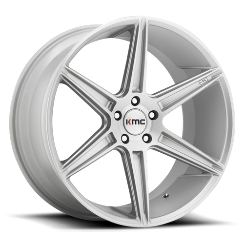 KM711 22X10.5 5X112 BRUSHED SLV 40MM