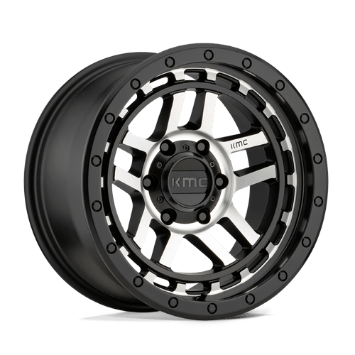 KM540 17X8.5 5X5.0 S-BLK MACH 18MM