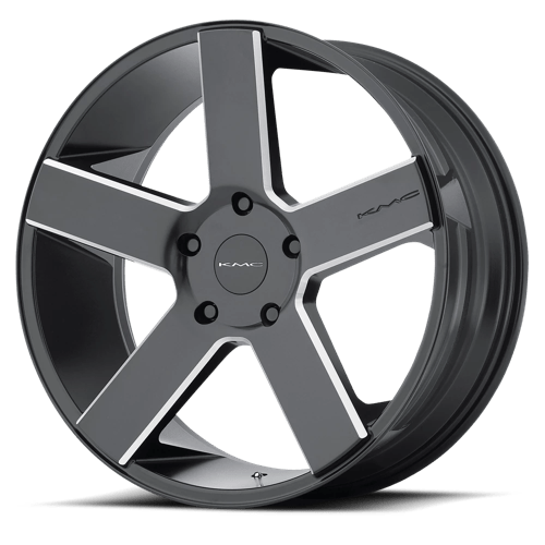KM690 22X9 6X5.5 SG-BLK MILL 30MM