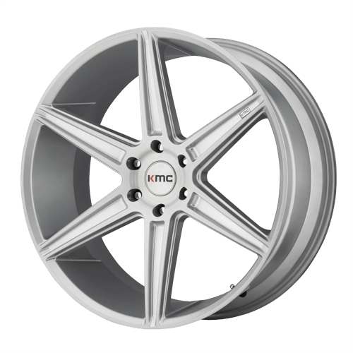KM712 20X9 6X135 BRUSHED SLV 30MM