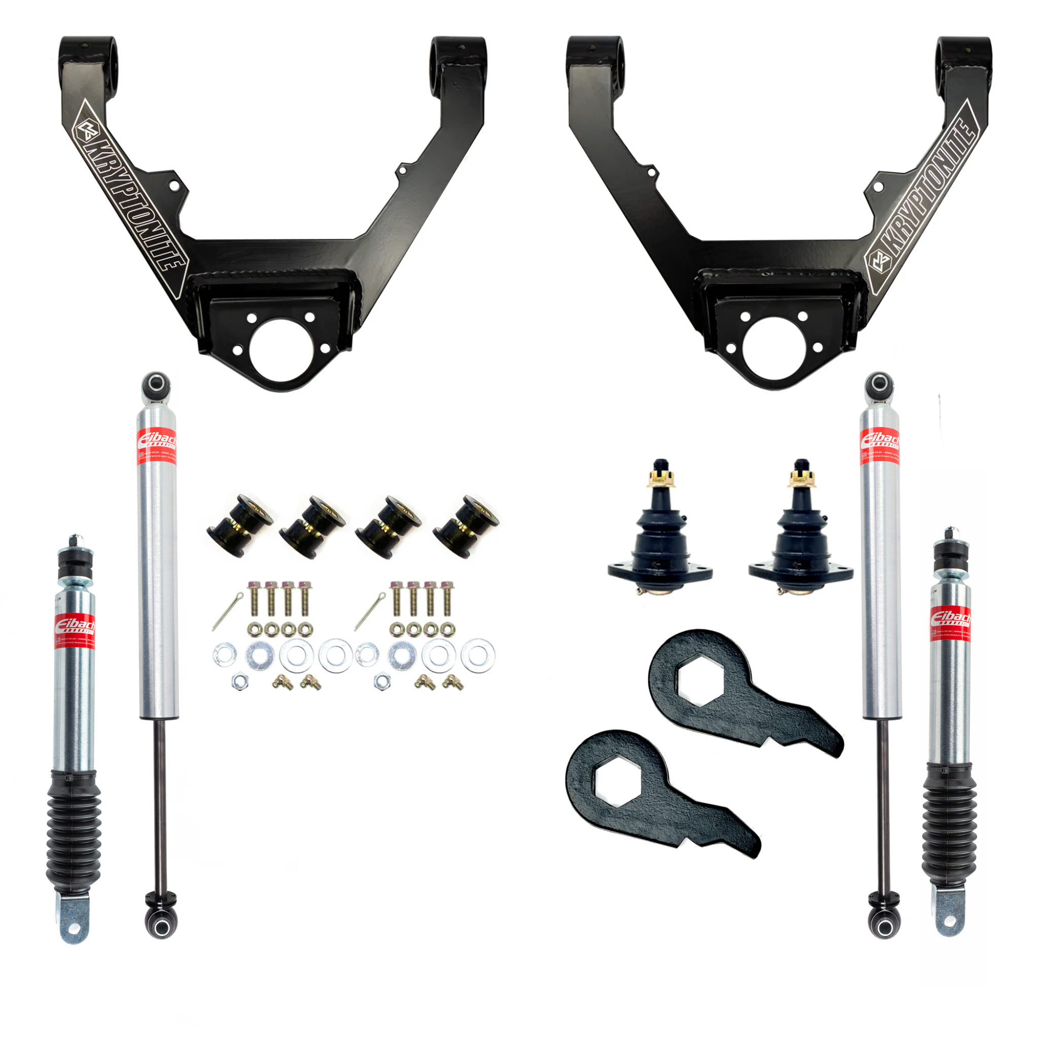 Kryptonite Stage 3 Leveling Kit with Eibach Shocks for 1999-2006 GM 1500 Trucks & SUVs