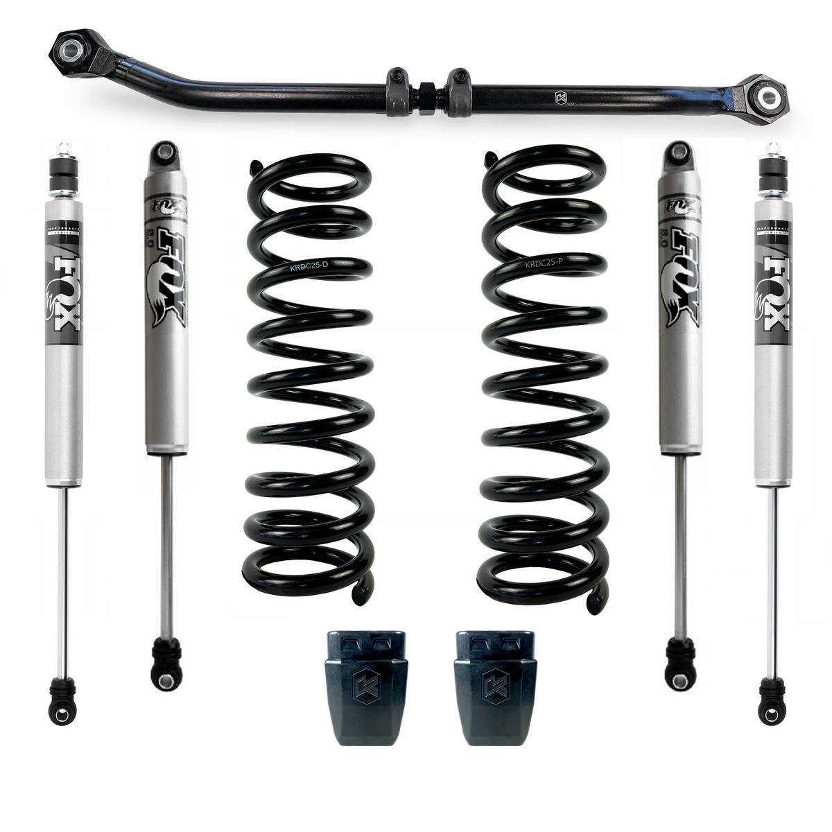 Kryptonite Stage 2 Leveling Kit with Fox Shocks for 2013-2026 RAM 3500