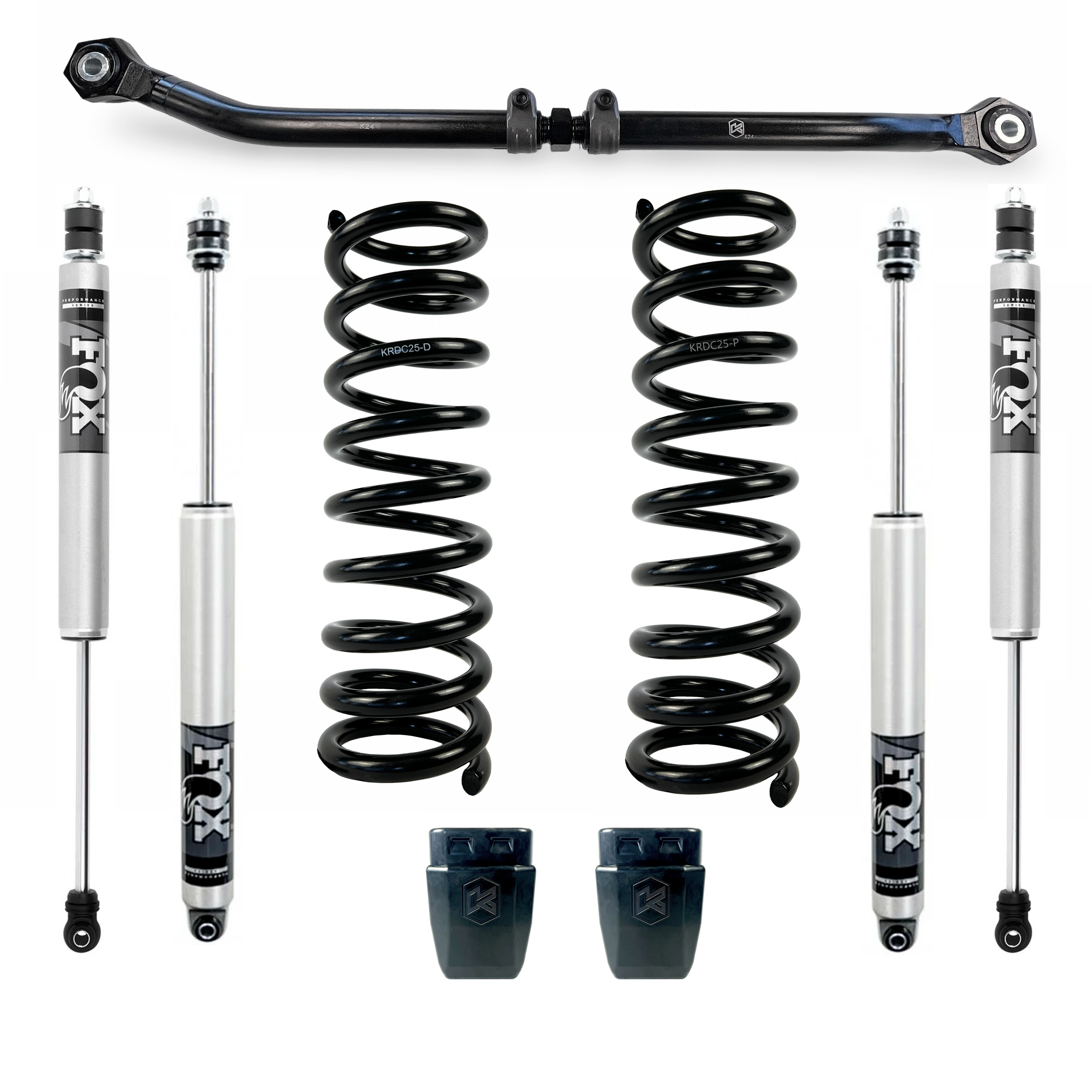 Kryptonite Stage 2 Leveling Kit with Fox Shocks 2014-2026 RAM 2500