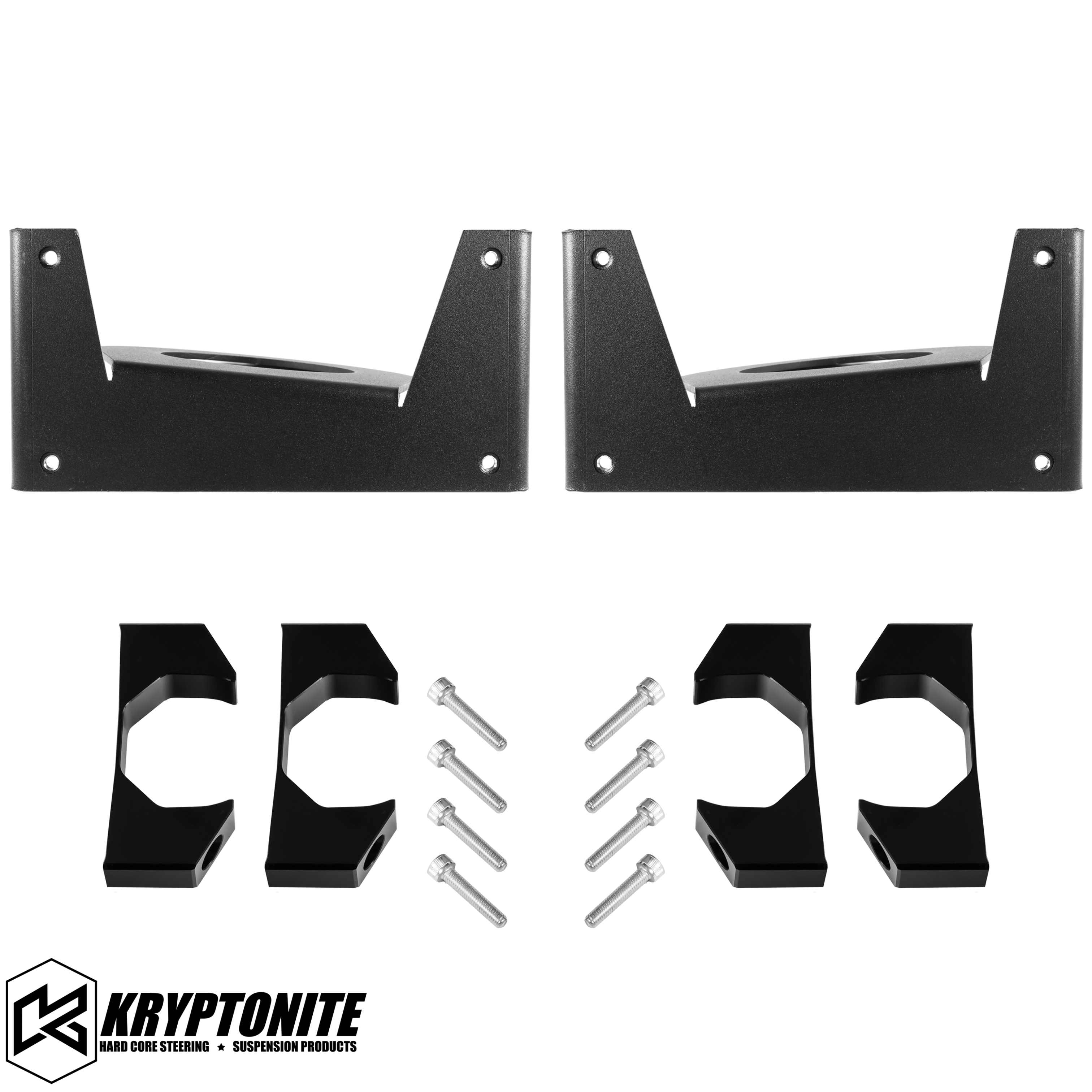 KRYPTONITE DEATH GRIP FRONT SHOCK RESERVOIR MOUNT KIT 2005+ SUPER DUTY