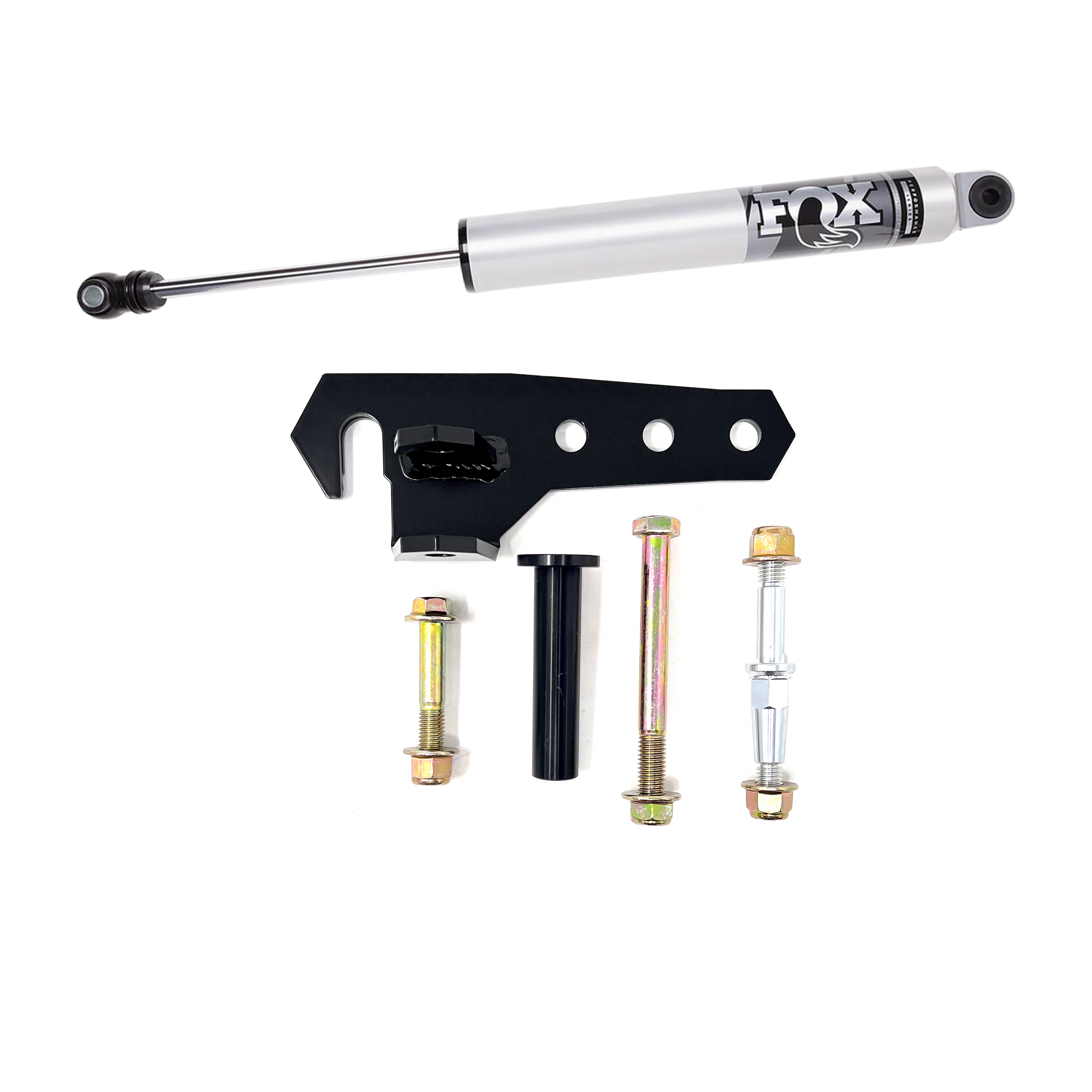 KRYPTONITE FOX STEERING STABILIZER KIT FOR 2015–2025 CHEVY/GMC 2500HD/3500HD