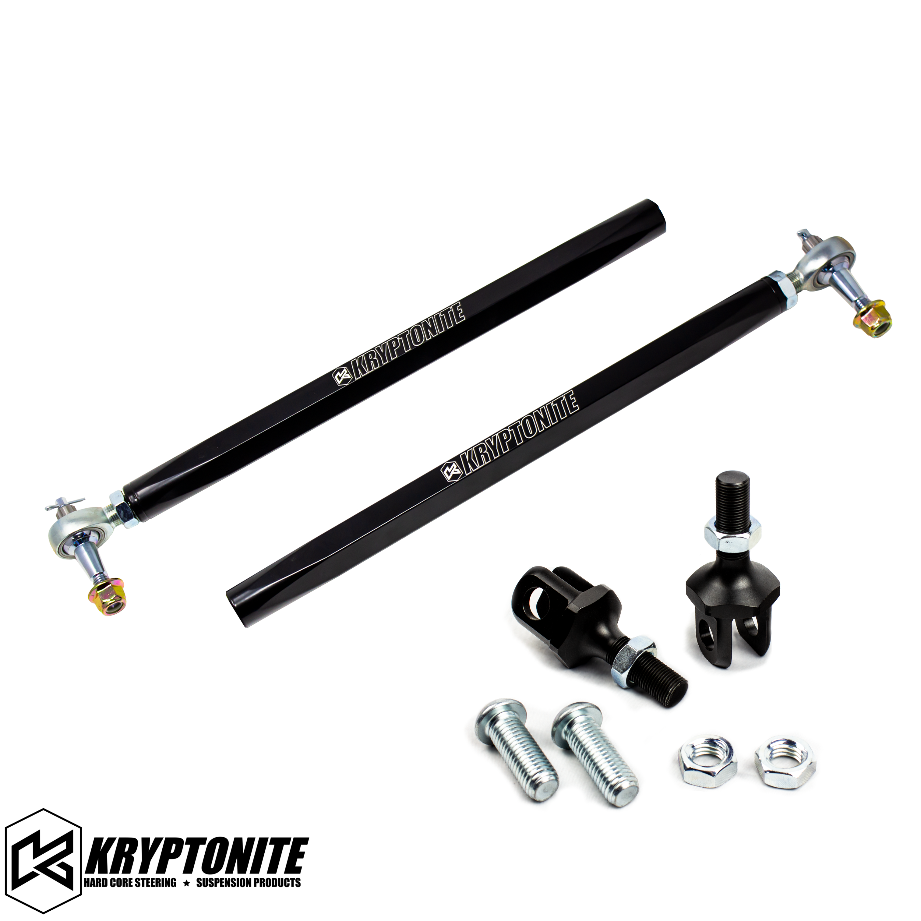 KRYPTONITE POLARIS RZR DEATH GRIP TIE RODS STAGE "1" 2020-2023 PRO XP SHOCK THERAPY
