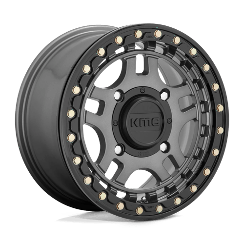 RECON UTV BL 14X7 4X137 G-MTL BLK-RG +38