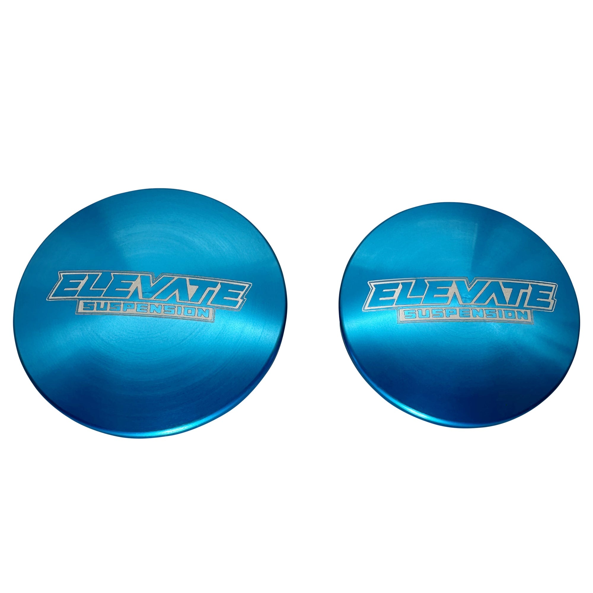 Elevate King Blue Billet Cap for Chromoly Ball Joint UCA, Pair